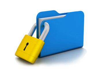 Zertifizierte Datensicherheit Datensicherheit ein verschlossener digitaler Ordner