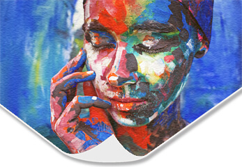 Aquarella Künstelerpapier Fine Art Print auf Aquarella Künstlerpapier