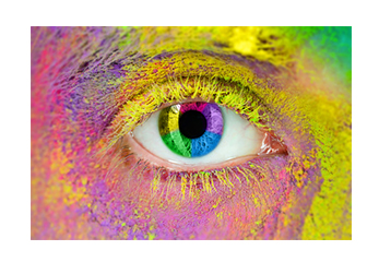 Sie wünschen sich hohe Druckqualität? Eine künstlerische Grafik von einem Auge